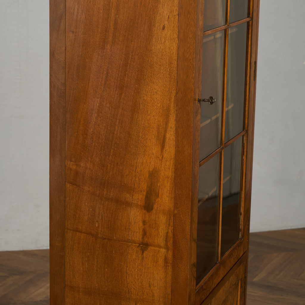 英国 クラシック ウォールナット ブックケース