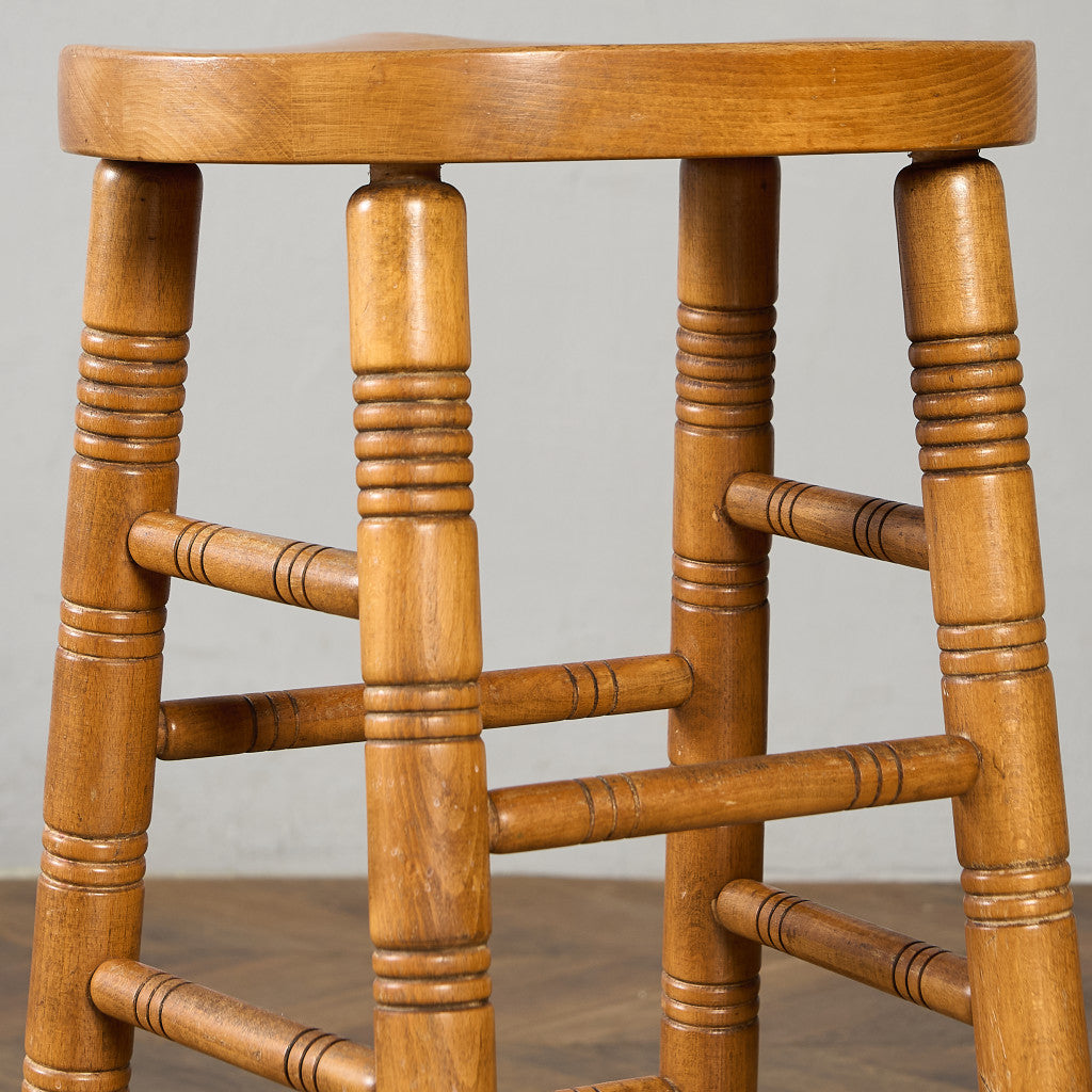 イギリス ヴィンテージ ハイ スツール