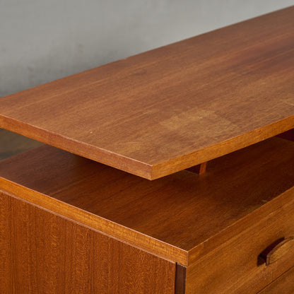 Quadrille ヴィンテージ デスク 両袖デスク