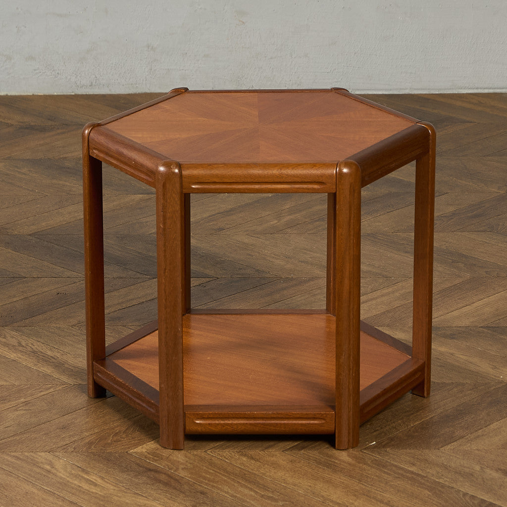 デンマーク ヴィンテージ ヘキサゴン コーヒーテーブル センターテーブル