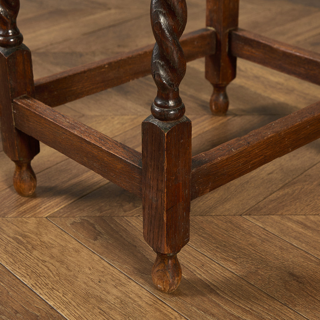 英国 クラシック バーリーシュガーツイスト サイドテーブル