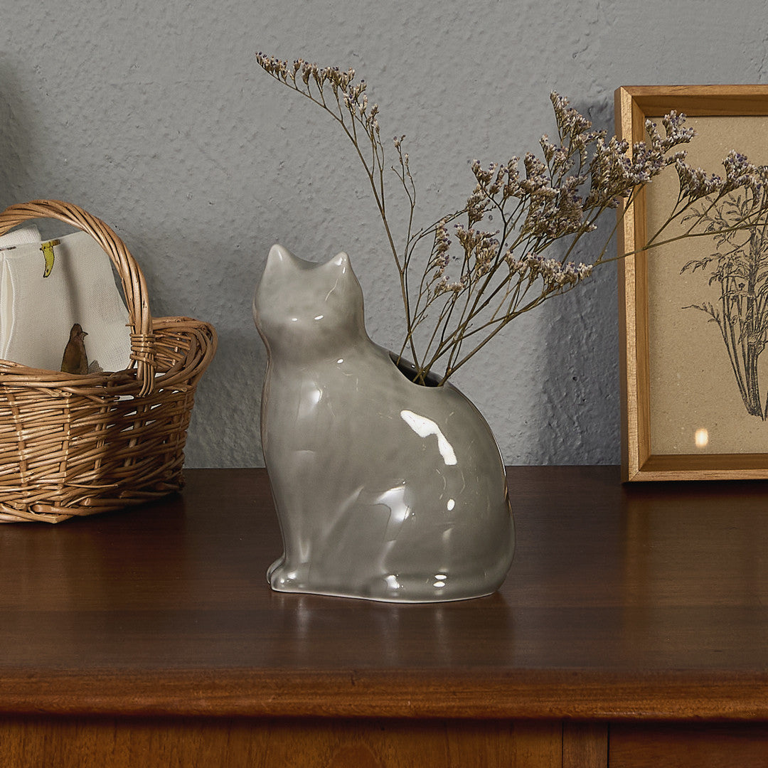 FLOWER VASE / I AM JIKINEKO 黒猫