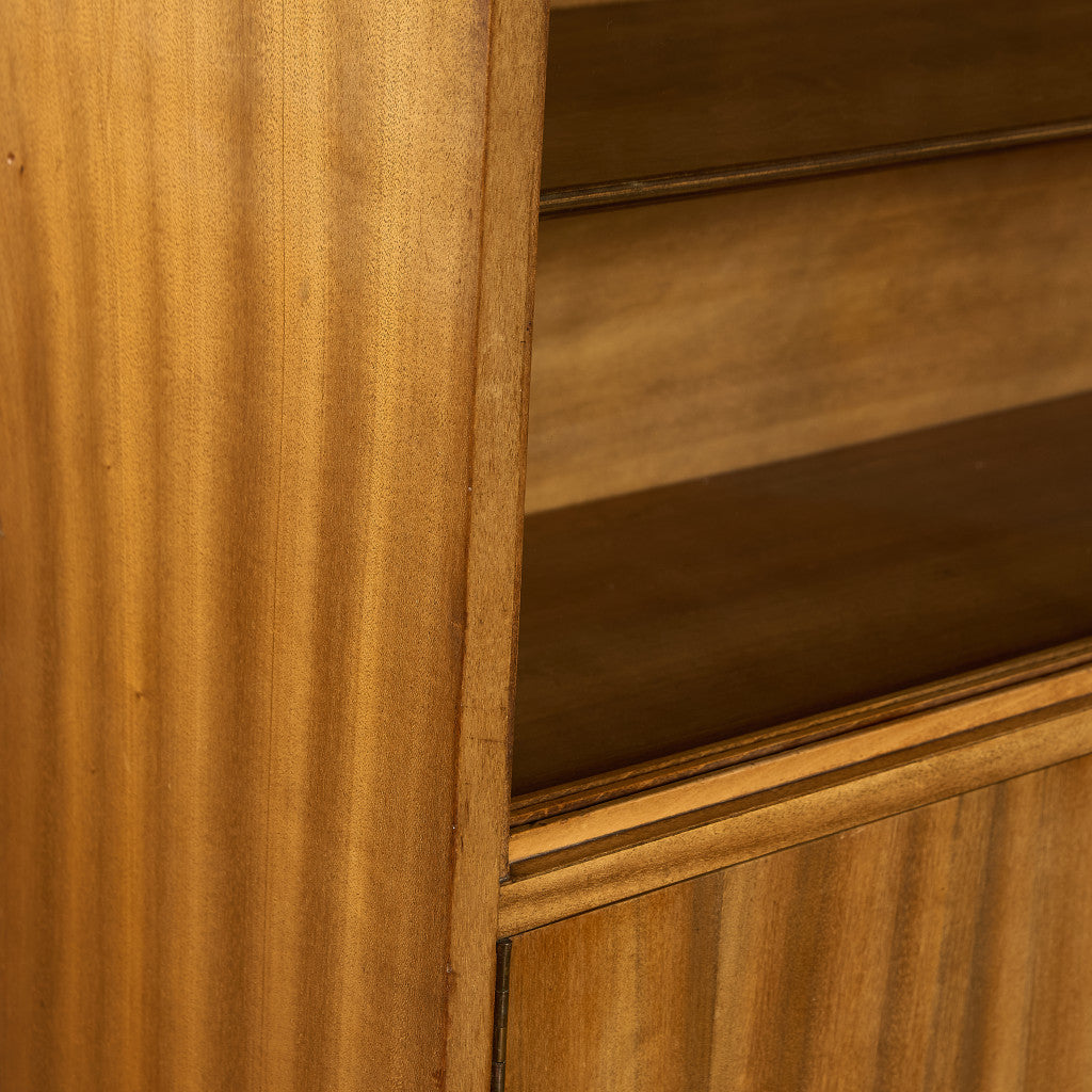 Cumbrae ヴィンテージ ナロー ガラス ブックケース 食器棚