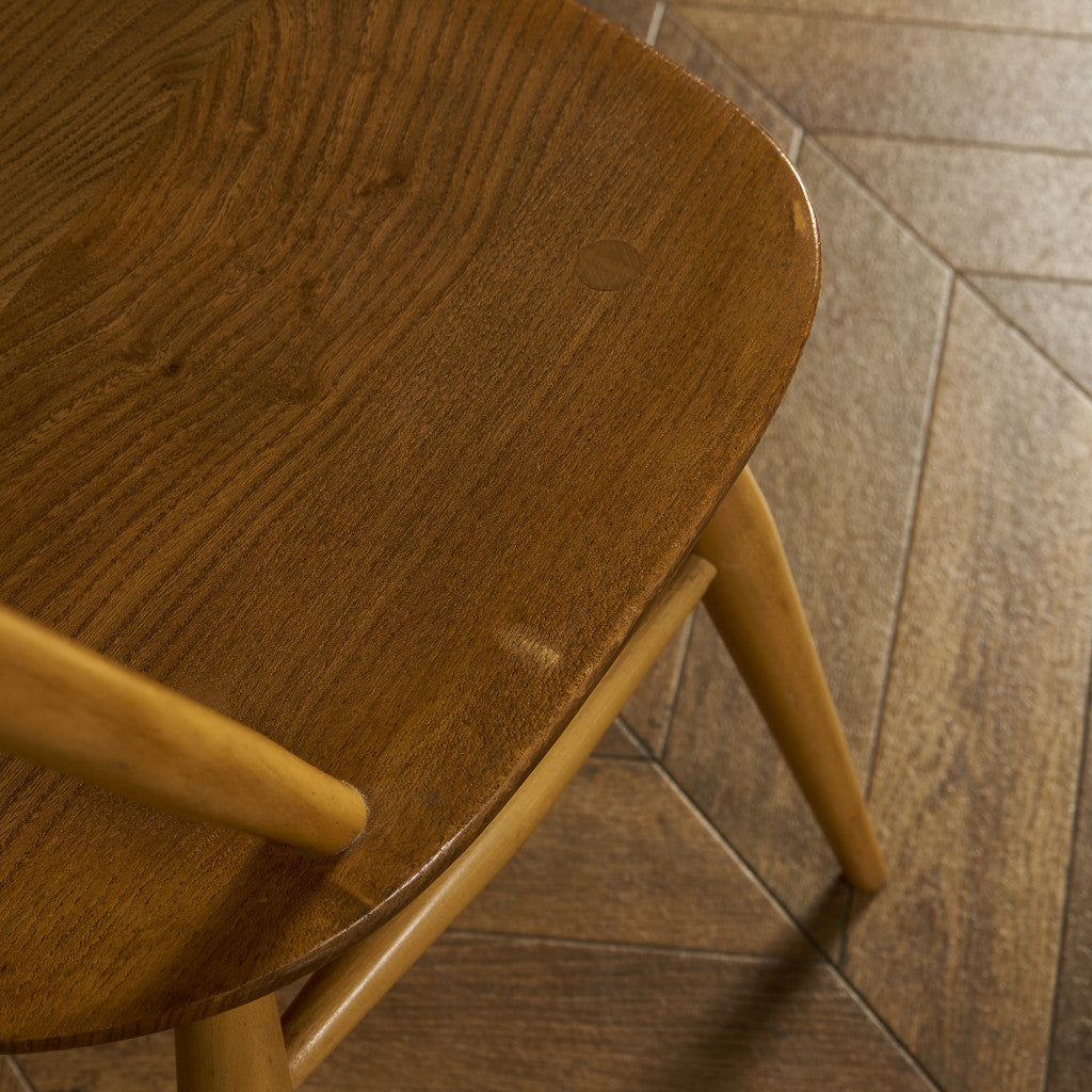 アーコール ERCOL ヴィンテージ クエーカーチェア ラウンドゴールドラベル #84078