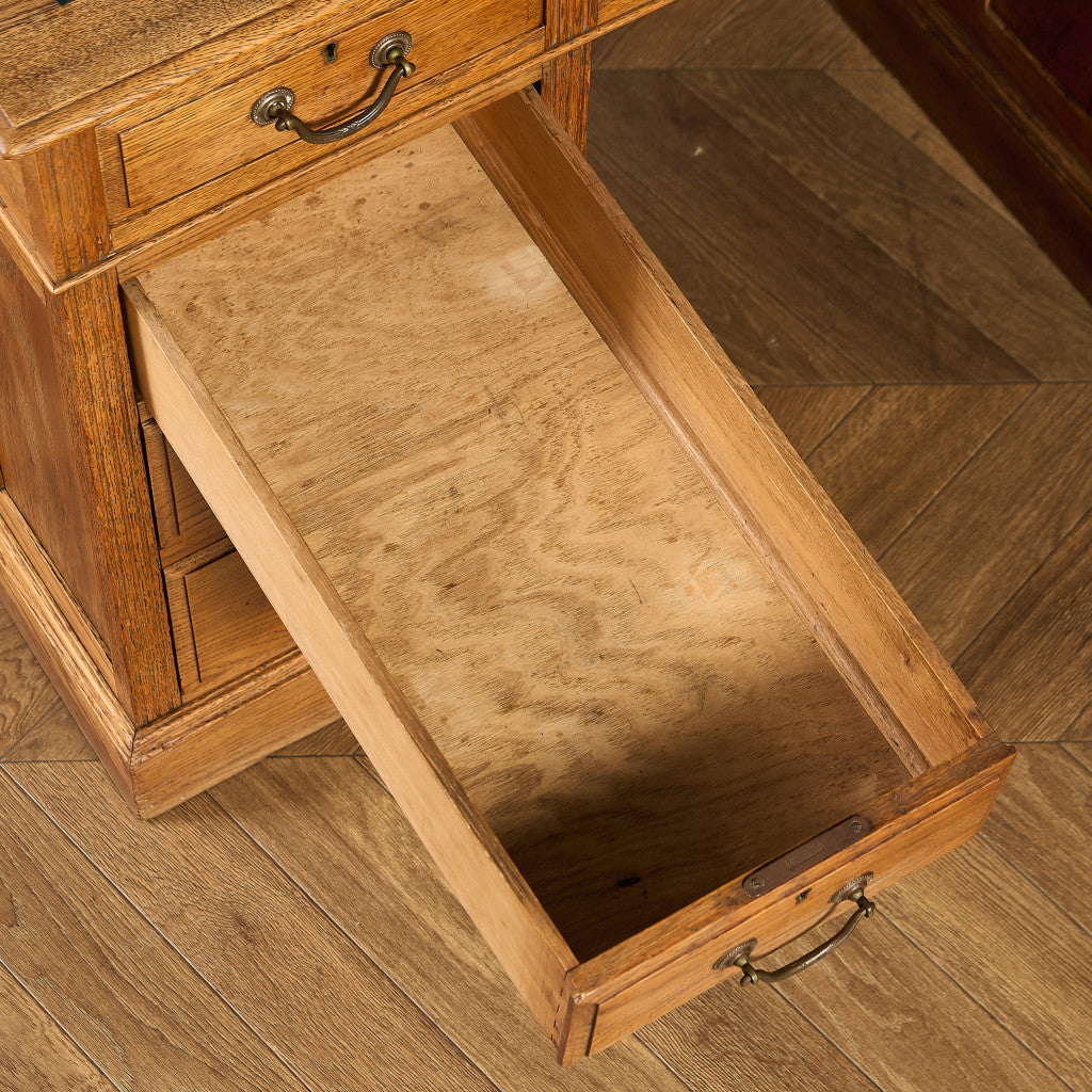 英国 クラシック 両袖デスク