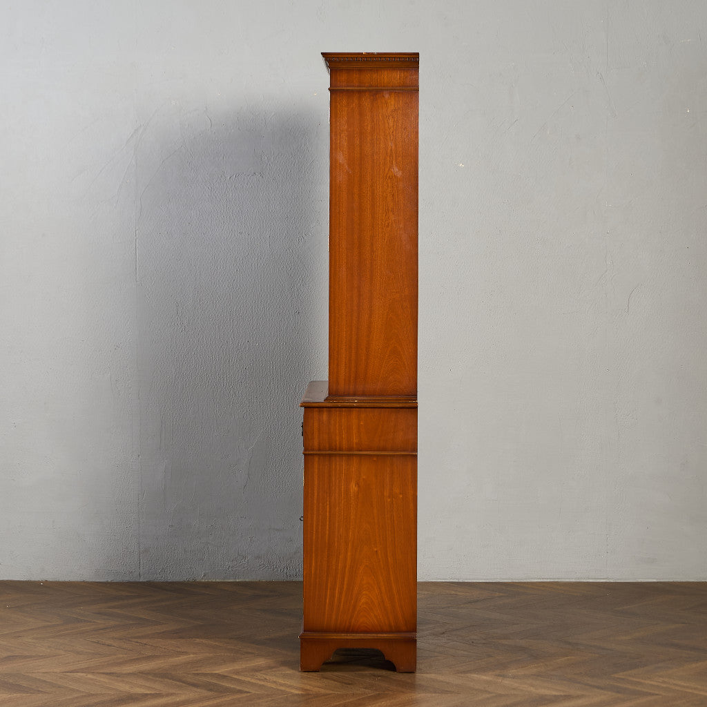 英国 クラシック エドワーディアン ブックケース 食器棚