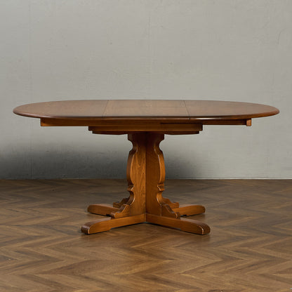 エクステンション ラウンドダイニングテーブル (2700)  ラウンドゴールドラベル