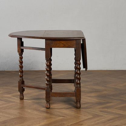 英国 クラシック ドロップリーフ ゲートレッグテーブル #91789