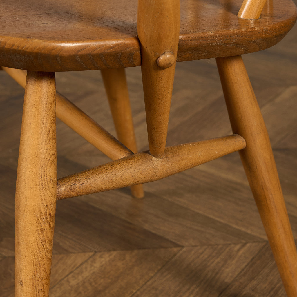 アーコール ERCOL ヴィンテージ クエーカー アームチェア ブルーラベル #89765