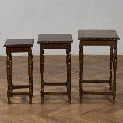 英国 クラシック オーク ネストテーブル #97318