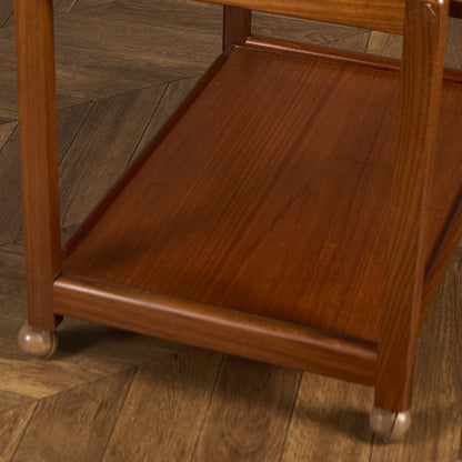 英国 ヴィンテージ ドロップリーフ トロリーワゴン