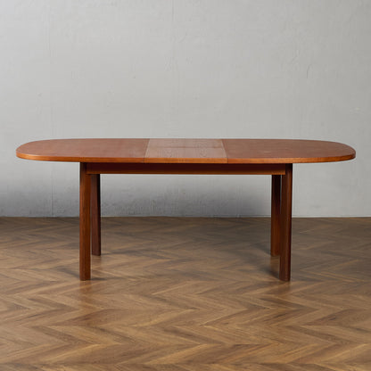 ヴィンテージ エクステンション オーバル ロング ダイニングテーブル