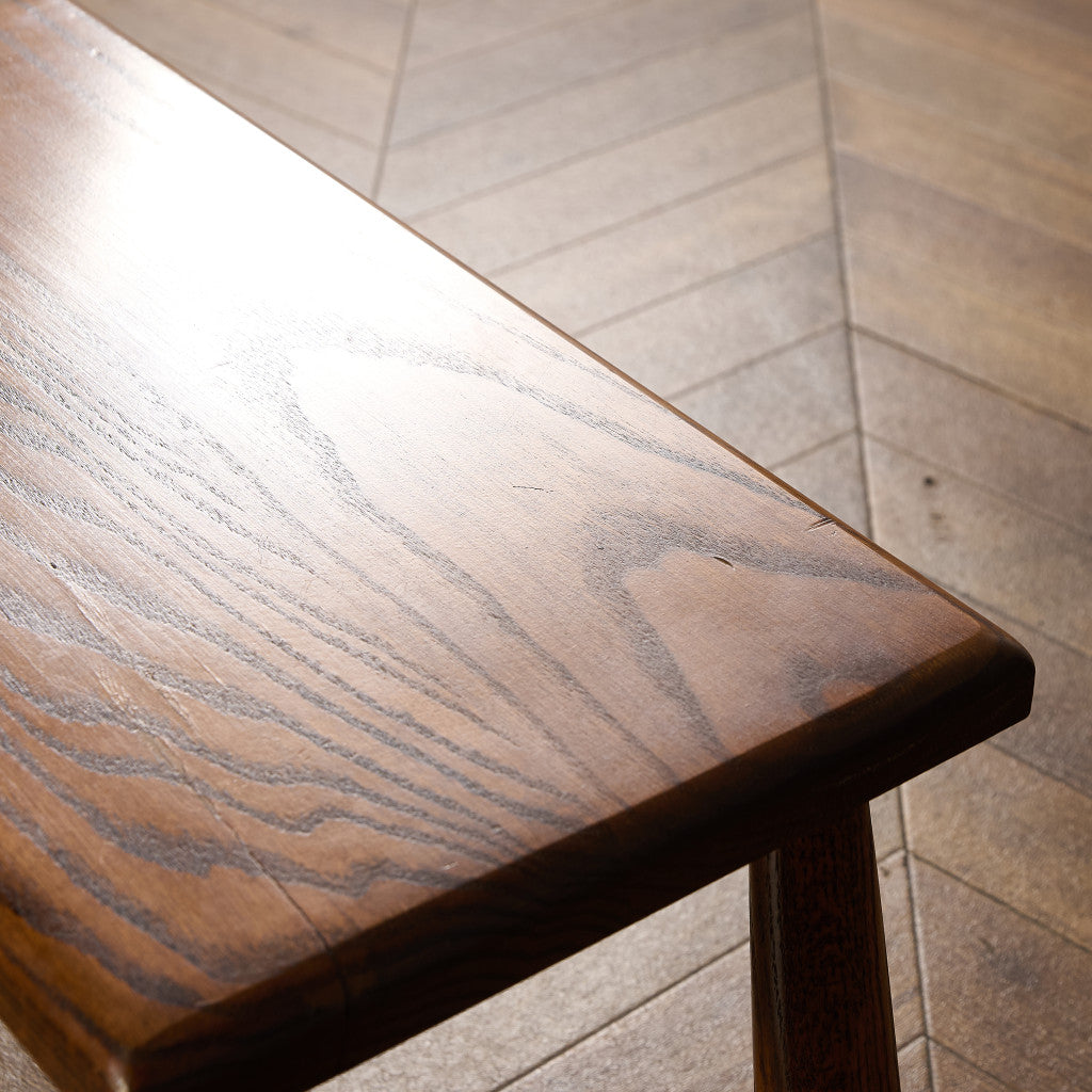 オランダ製 オーク無垢材 ネストテーブル