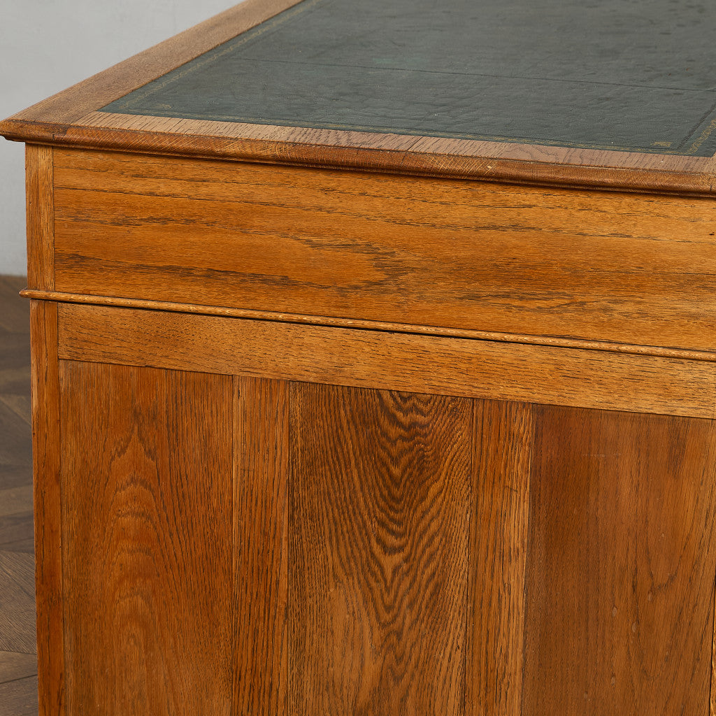 英国 クラシック 両袖デスク