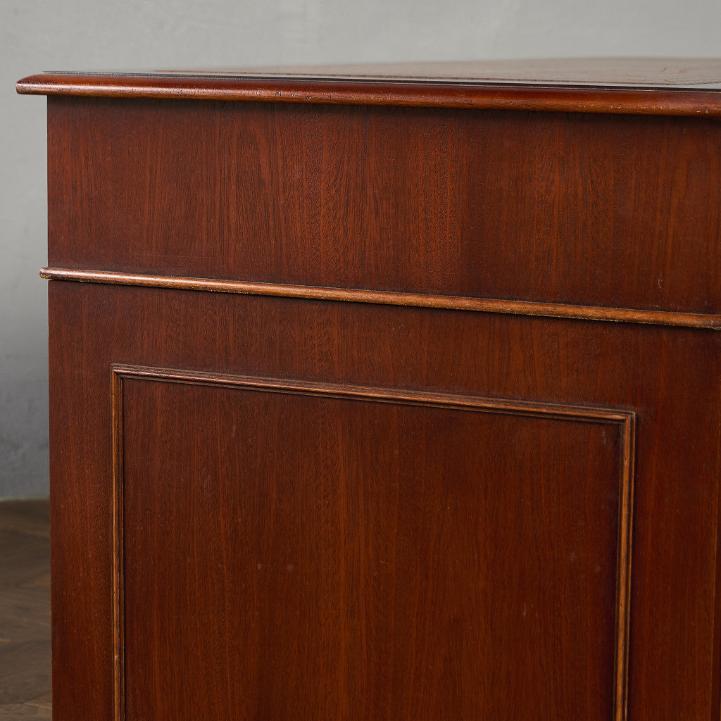 英国 クラシック 両袖 デスク