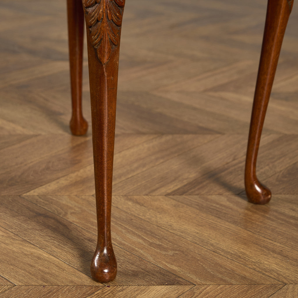 英国 クラシック ガラストップ ネストテーブル