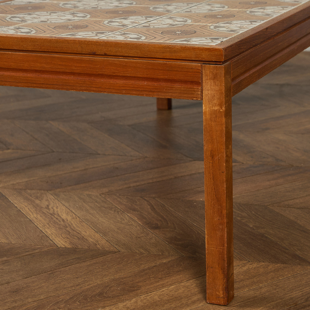 イギリス ヴィンテージ タイルトップ コーヒーテーブル センターテーブル