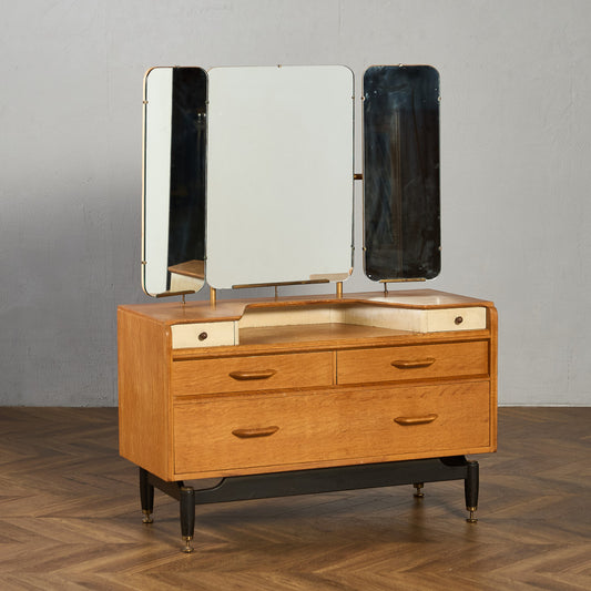 Chinese white ヴィンテージ ドレッシングチェスト ドレッサー 初期ゴールドラベル