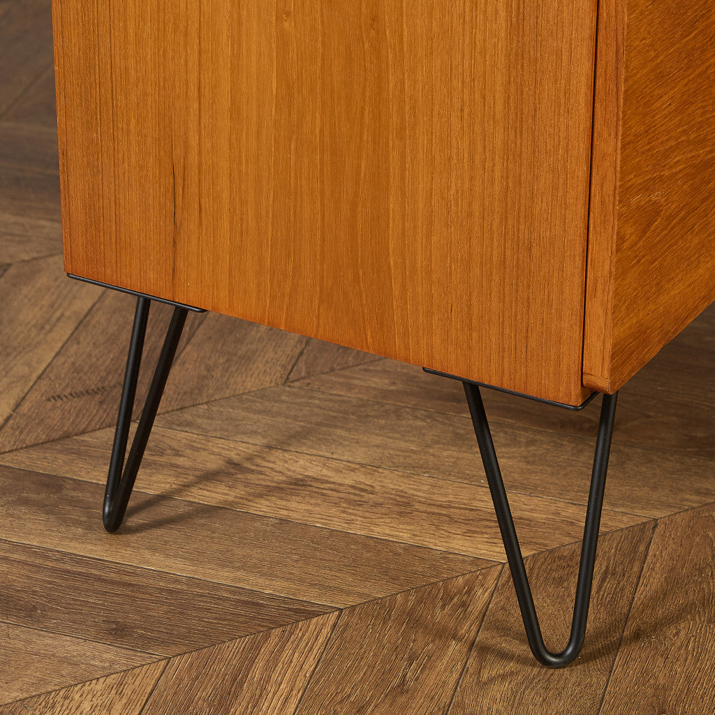 ヴィンテージ サイドボード カスタム アイアン ヘアピンレッグ