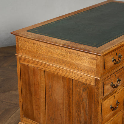 英国 クラシック 両袖デスク