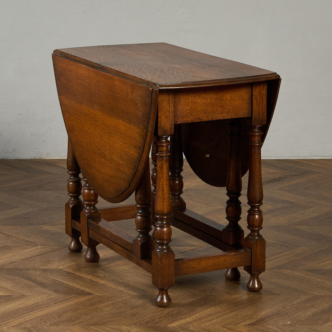 英国 クラシック ドロップリーフ ゲートレッグテーブル
