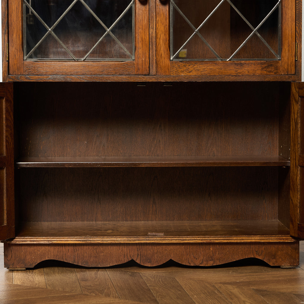 英国 クラシック オーク材 ブックケース