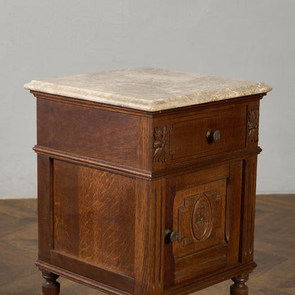 英国 クラシック 大理石 サイドキャビネット #96618