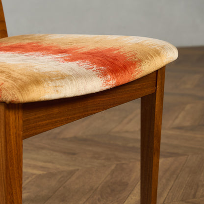 スラットバックチェア 座面張替え済み