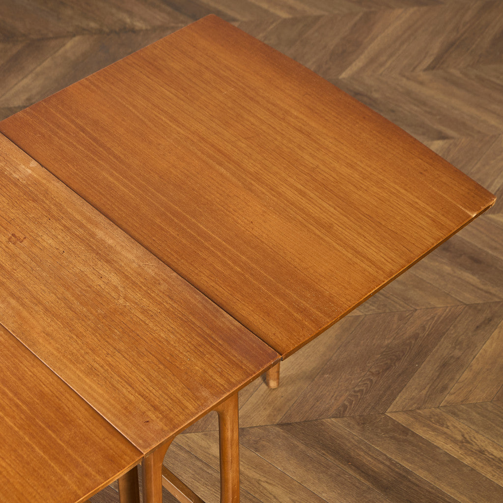 イギリス ヴィンテージ ドロップリーフ ゲートレッグテーブル