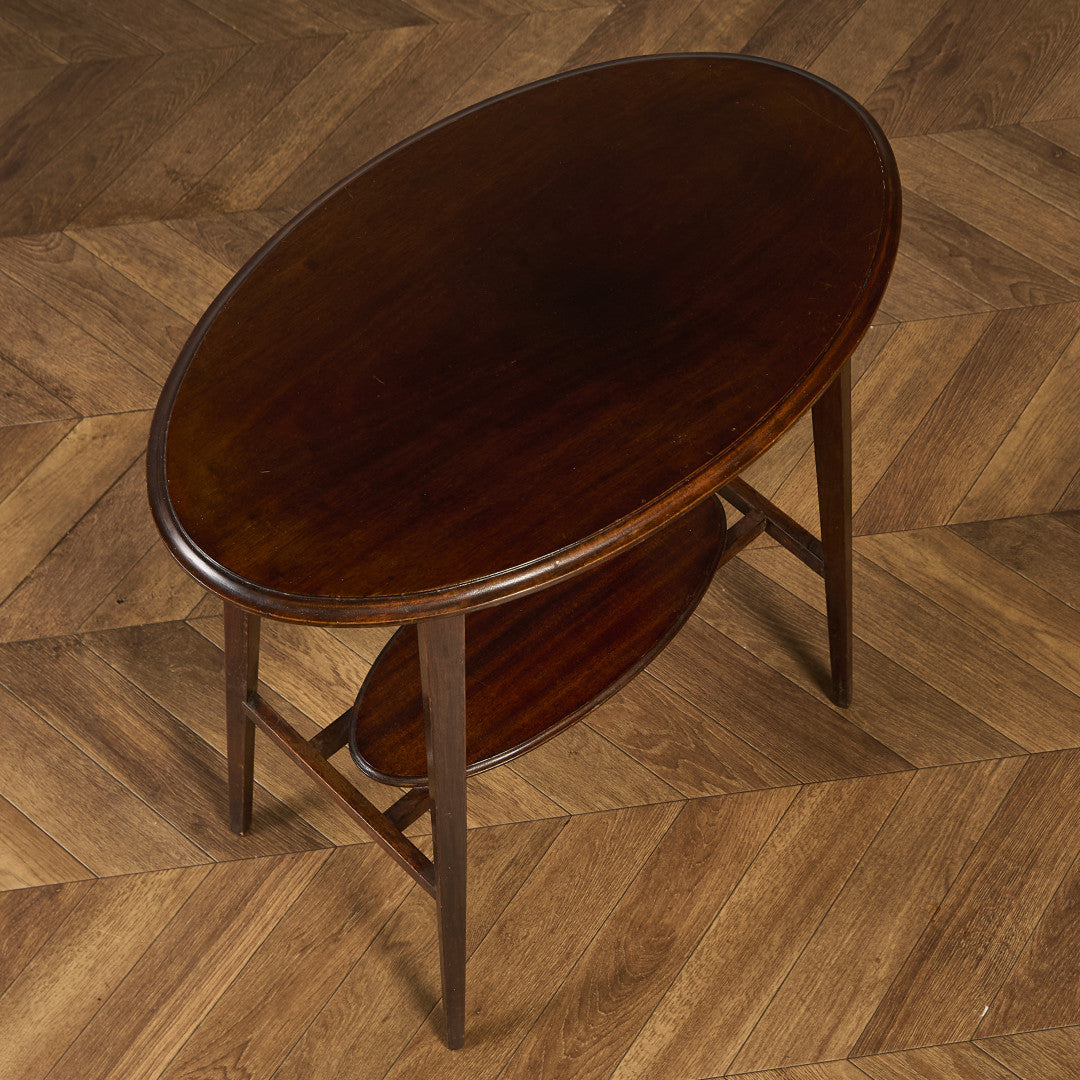 マホガニー材 サイドテーブル