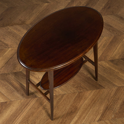 マホガニー材 サイドテーブル