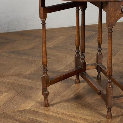 英国 クラシック ドロップリーフ ゲートレッグテーブル