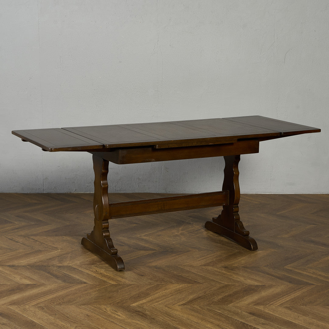 英国 クラシック ドローリーフ ダイニングテーブル #90008