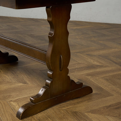 英国 クラシック ドローリーフ ダイニングテーブル #90008