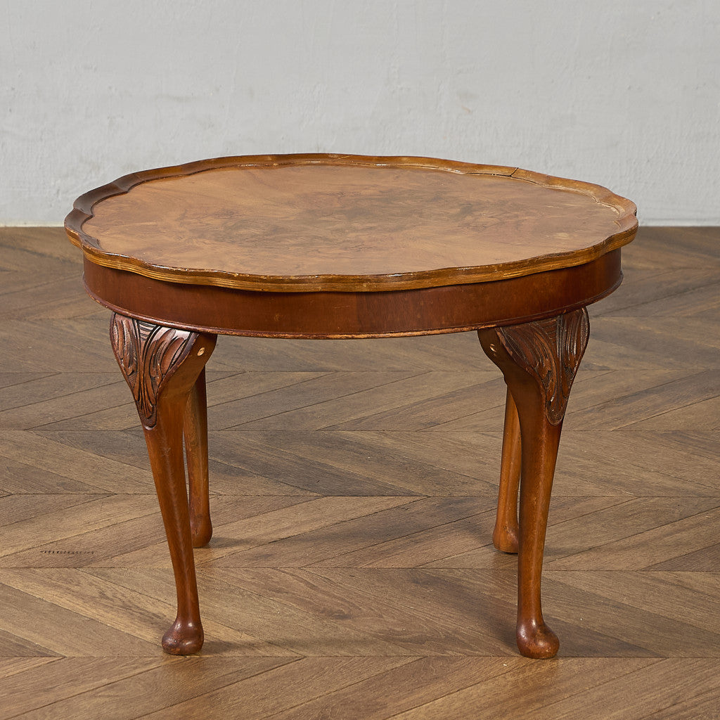 英国 クラシック クイーンアン様式 ラウンド センターテーブル ローテーブル