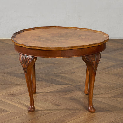 英国 クラシック クイーンアン様式 ラウンド センターテーブル ローテーブル