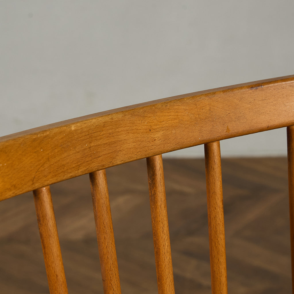 ヴィンテージ スティックバック ハイバックチェア ブルーラベル