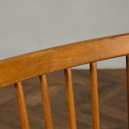 ヴィンテージ スティックバック ハイバックチェア ブルーラベル