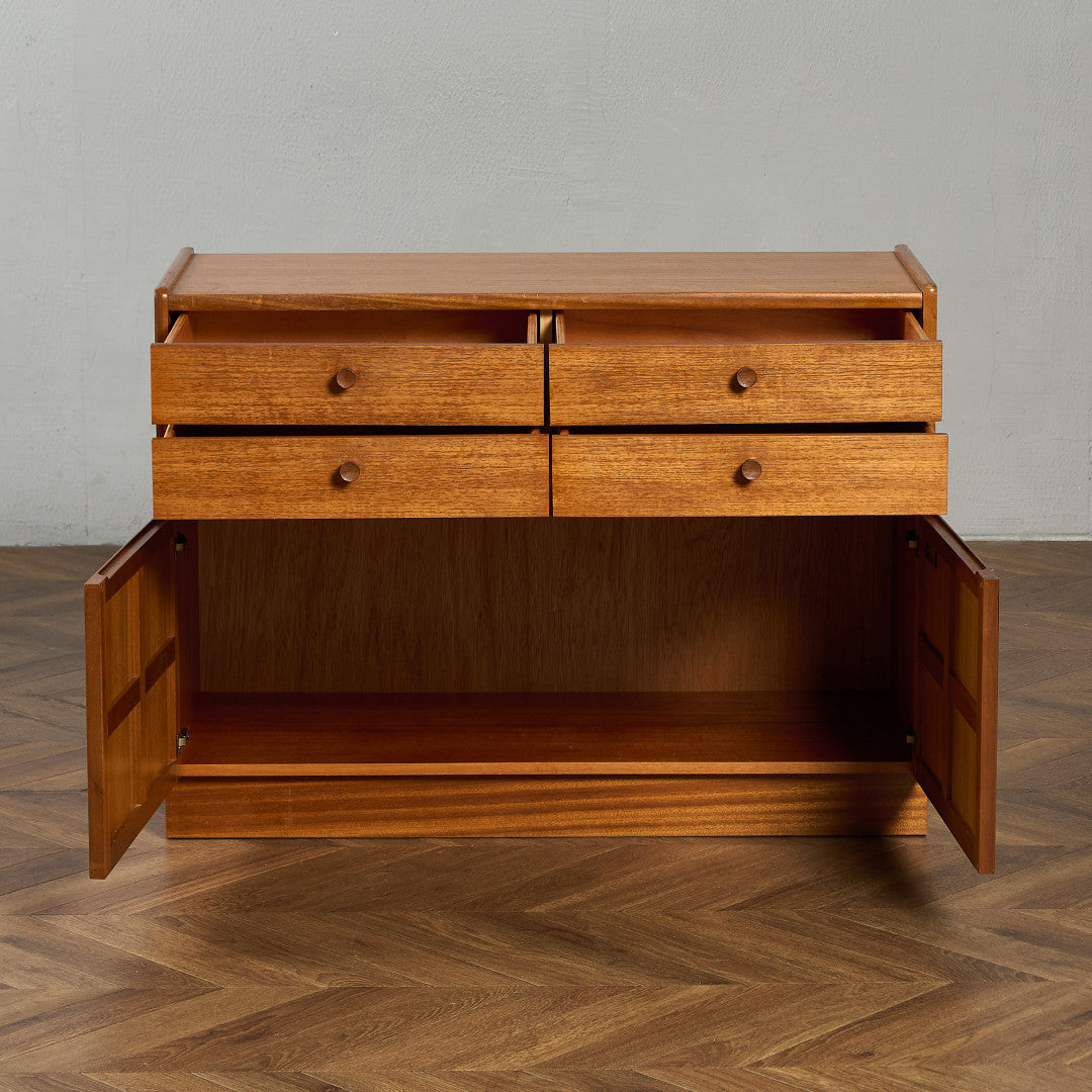 ネイサン Nathan 十字扉 ヴィンテージ サイドボード #89533