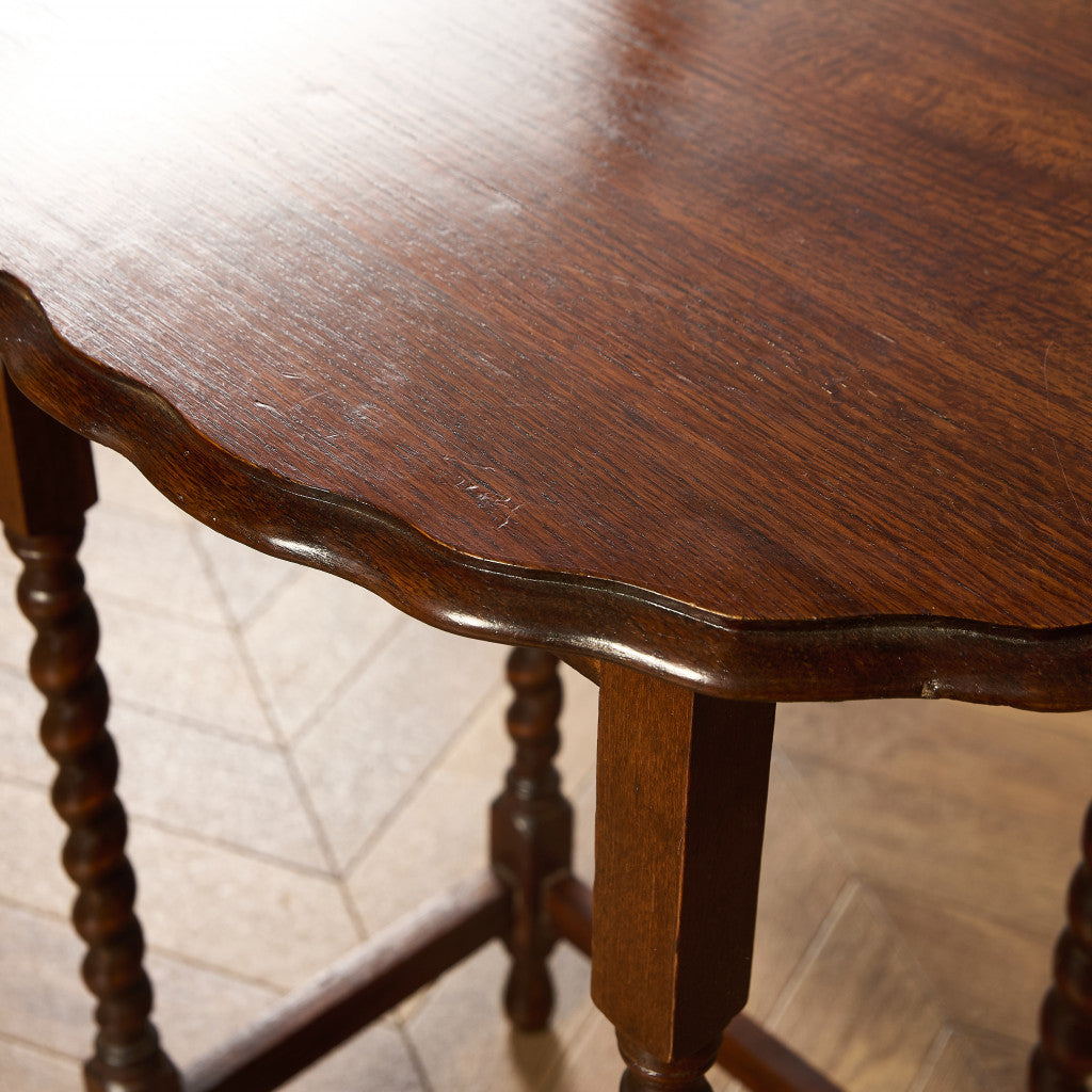 英国 クラシック バーリーシュガーツイスト サイドテーブル