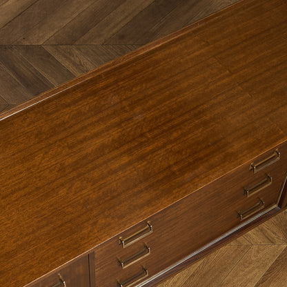 Brass-fitted Tola  ヴィンテージ サイドボード (4005)