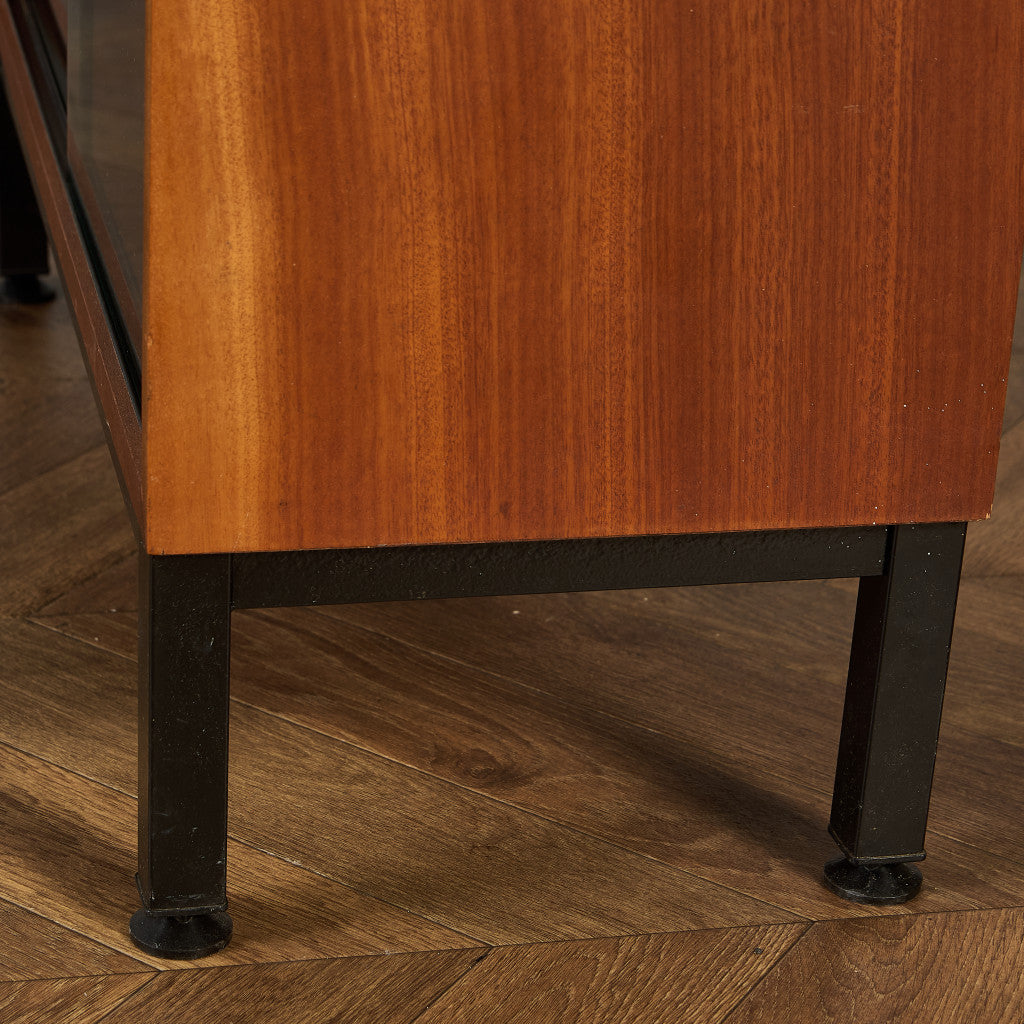 Abbess ヴィンテージ ガラス キャビネット 本棚