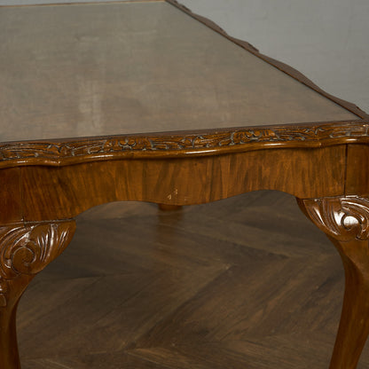 英国 クラシック ガラストップ センターテーブル #86977