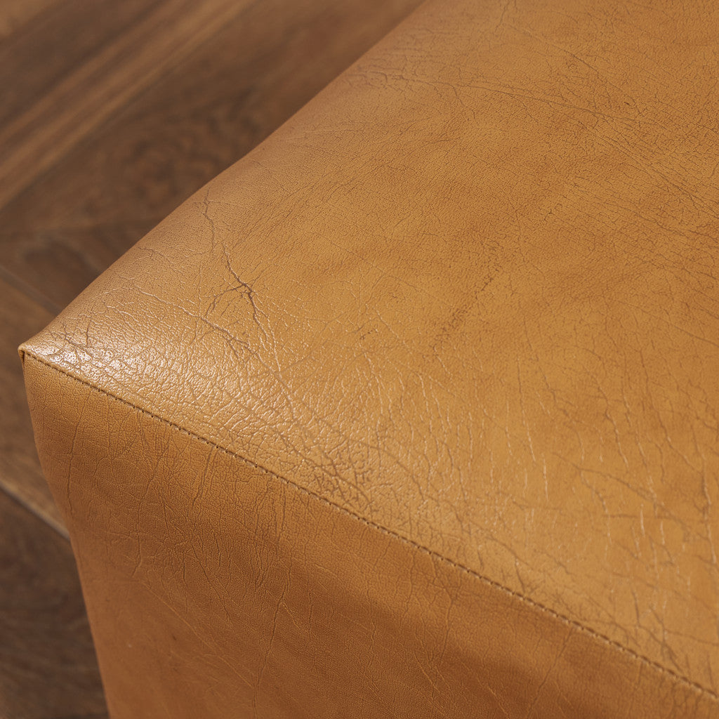 ヴィンテージ スツール付き ガラストップ センターテーブル