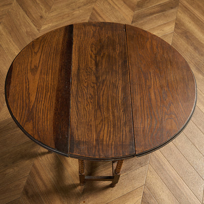 英国 クラシック ドロップリーフ ゲートレッグテーブル