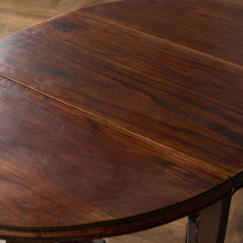 英国 クラシック ドロップリーフ ゲートレッグテーブル #97309