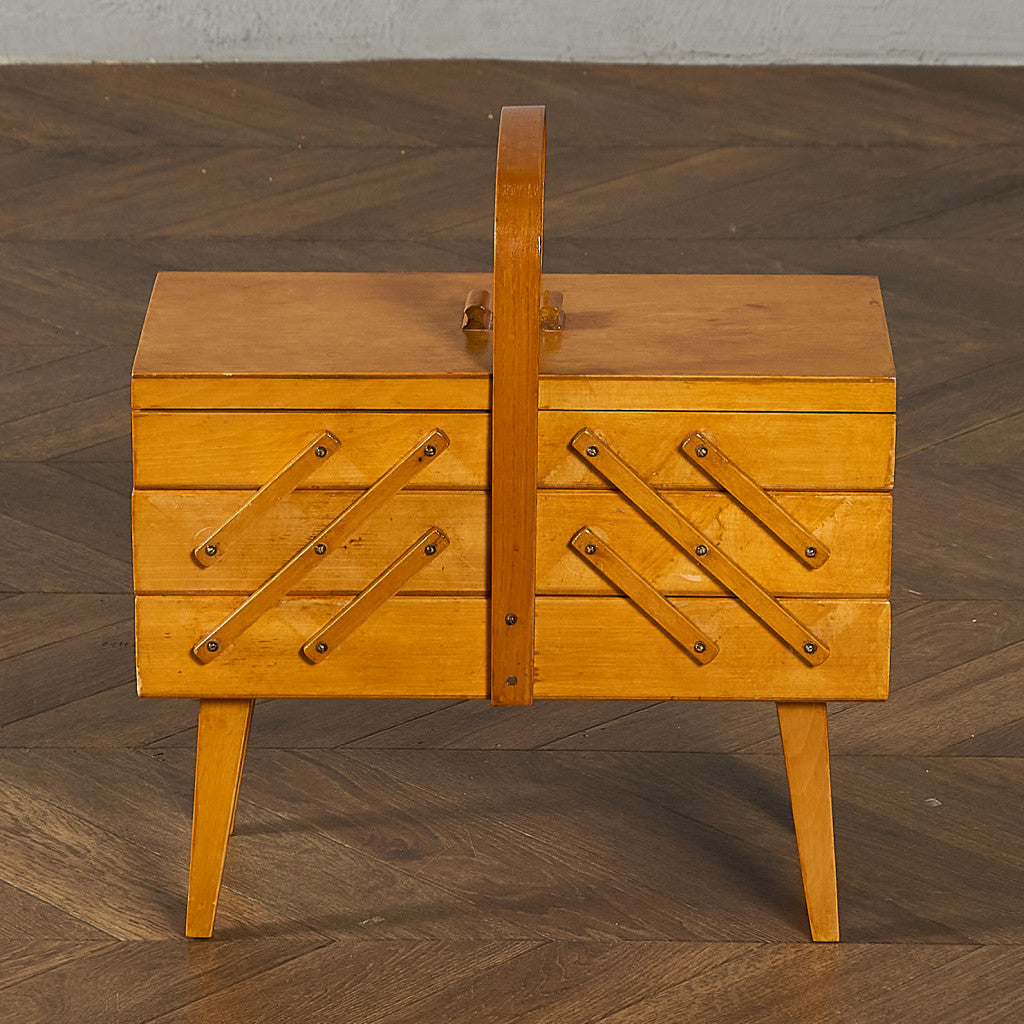 英国 ヴィンテージ ソーイングボックス