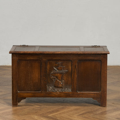 英国 クラシック ブランケットボックス