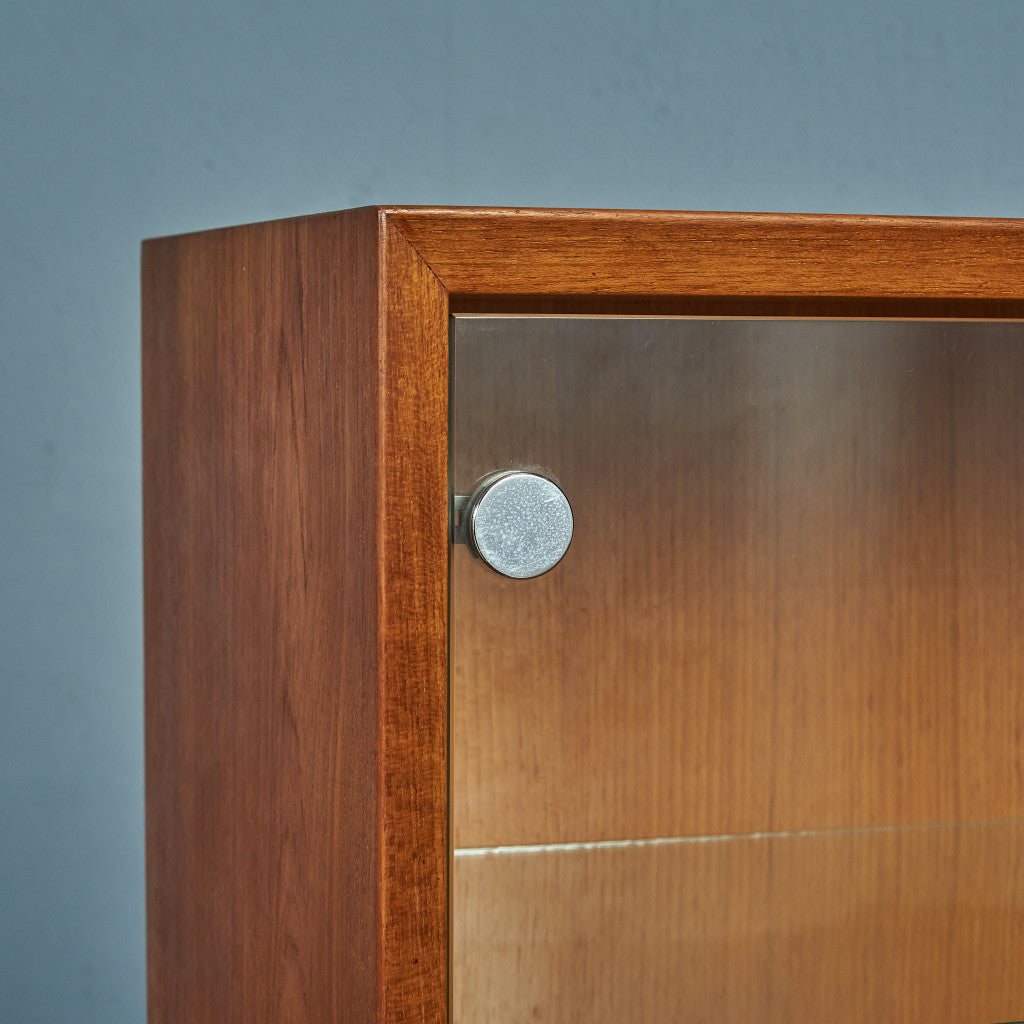 デンマークヴィンテージ オープンブックケース / カスタム アイアンヘアピンレッグ