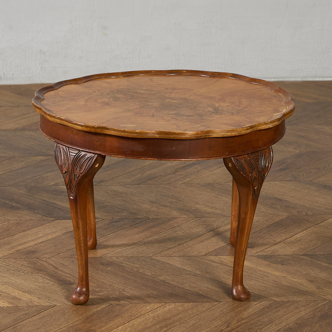 英国 クラシック クイーンアン様式 ラウンド センターテーブル ローテーブル